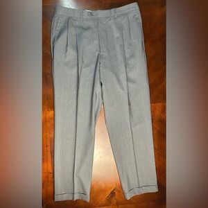 PAZONI Classic Gray Men's Dress Pants size 40  100% virgin wool